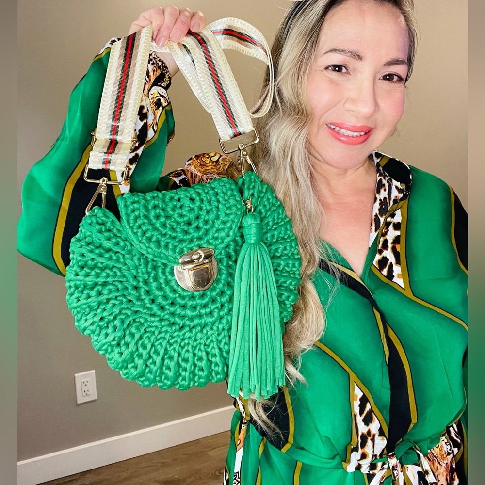New Crochet bag,design bag,,luxury bag,Fabric bag,bolso de tela .Handmade